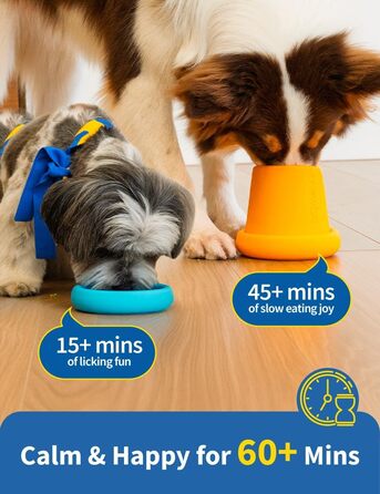 Chewise Годівниця для собак з інтерактивними елементами - повільна годівниця, іграшка-лежак, набір мисок, безпечний TPU, для собак, миється в посудомийній машині