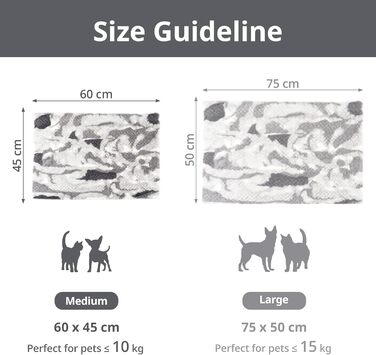 Тепла ковдра для кота, гріюча ковдра для котів та собак, самогріюча ковдра для котів, 75x50 см, сіра