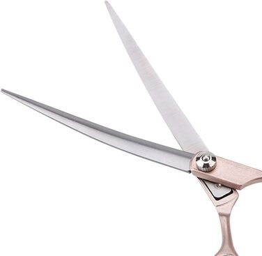 Набір професійних ножиць для грумінгу тварин 4шт, 7 дюймів, з нержавіючої сталі, для собак та котів (золотий)