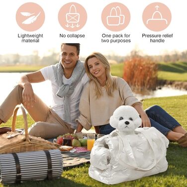 Сумка-переноска для собак середнього розміру - Pet Sling Outdoor Travel | Зручна сумка на плече для цуценят та котів з регульованим ремінцем, легка переноска для тварин