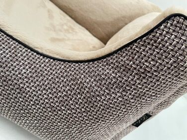 Lebon Hundebett Louis Plus: ортопедичне ліжко для собак, 3 розміри (80/100/120 см), Made in EU, 3 кольори, коричневий (L)