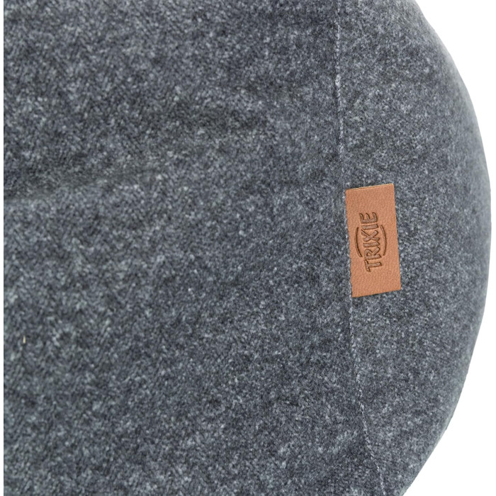 TRIXIE міцне та якісне ліжко для собак BE NORDIC Föhr Soft, прямокутне, 100×80 см, сіре