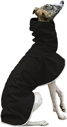 Водонепроникна тепла куртка для віндхундів на зиму, регульована, флісова, для великих та середніх собак (Оранжева, L)