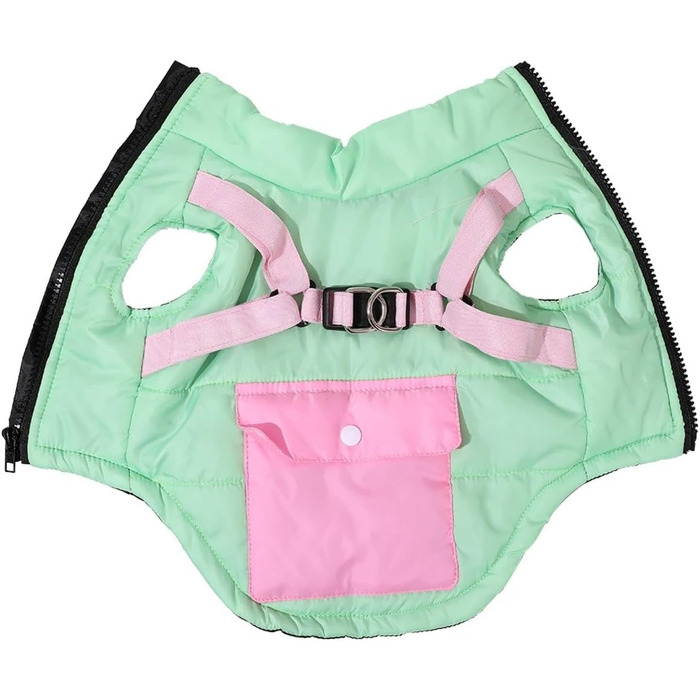 Легка та м'яка водонепроникна куртка для собак (Шиба-іну, Бульдог, Йоркширський тер'єр, Мопс), блакитна, розмір S