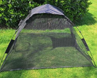 Кішка, собака, кролик: переносне велике намет-будка для тварин, 2 двері, чорний колір