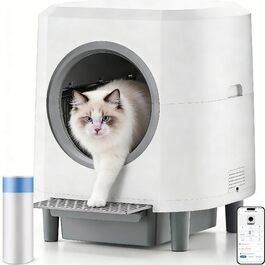 Автоматичний лоток для котів Katzenklo Selbstreinigend, 65л, XXL, з керуванням через додаток, для 2+ котів