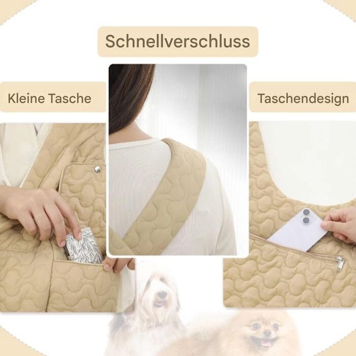 Рюкзак для кота | Дихаючий та м'який з кишенями, переноска для маленьких собак та кошенят, для подорожей, кемпінгу, прогулянок та їзди на коні (Хакі)