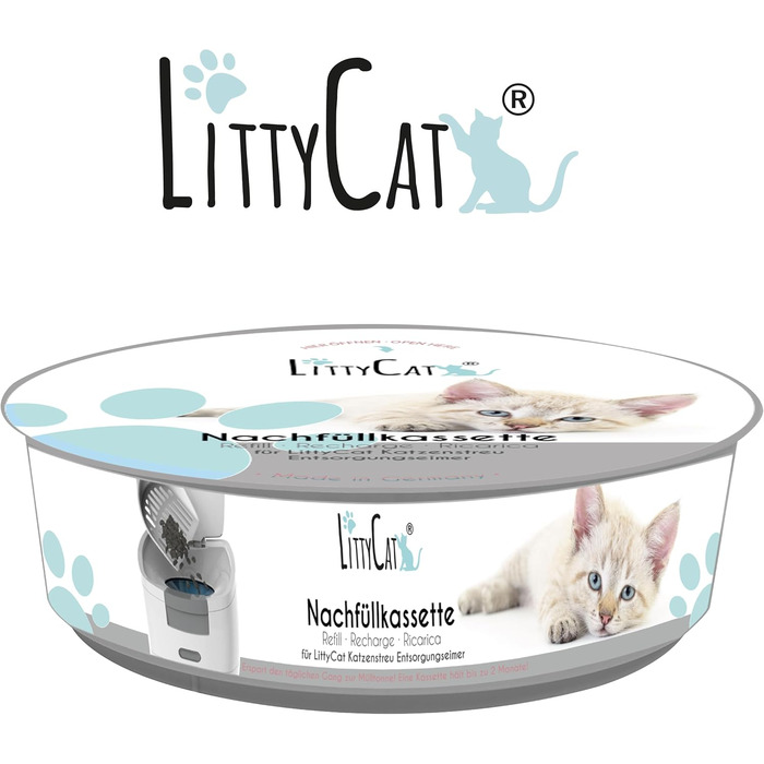 Littycat: Запасні касети для туалету котів, сумісні з оригіналом, 3 шт.