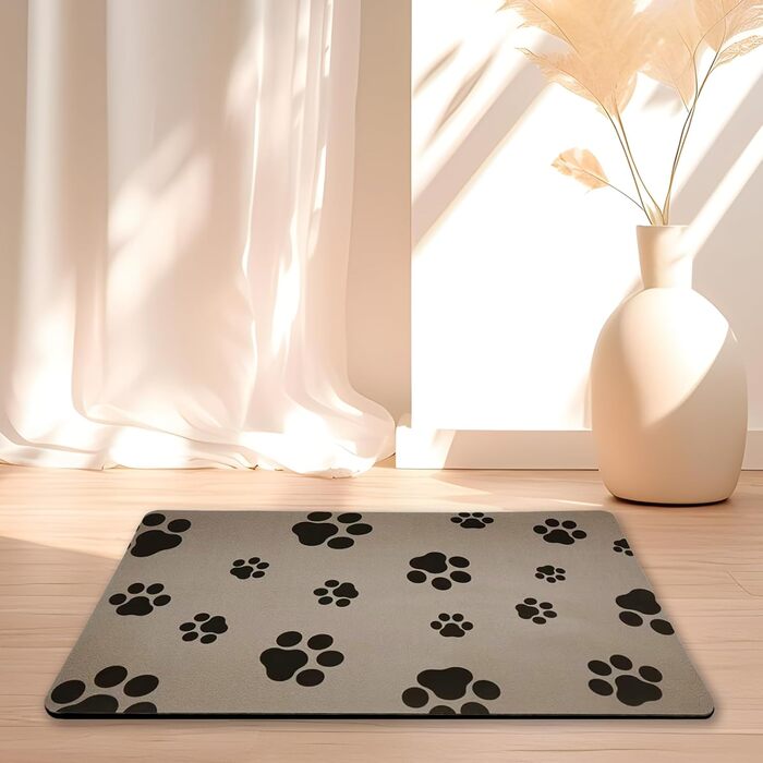 Килимок для годування собак, вбираючий, вологостійкий, 45 x 75 см (Коричневий)