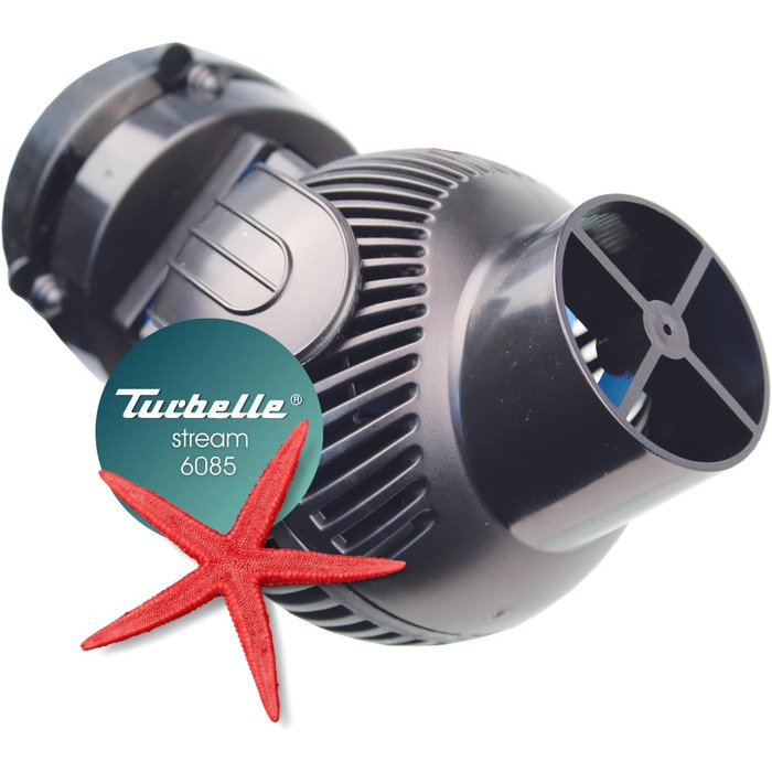 Пропелерна помпа для акваріума TUNZE Turbelle Stream 6125, 12000 л/год, з магнітним тримачем і безшумним затискачем для скла до 15 мм