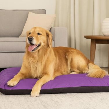 Килимок для собак ECO: великий, середній, малий - вологостійкий, м'який, 90x60x8 см (фіолетовий)