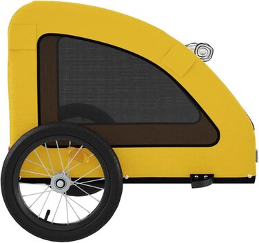 Транспортна перетяжка для собак Oxford, жовта, 125x63x66 см, для маленьких собак та котів, модель 93959