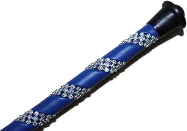 Наїзницька батогочка Jump Bat 18 дюймів з декором зі стразів. Кольори: чорний, синій, зелений, фуксія, рожевий, фіолетовий, червоний, жовтий