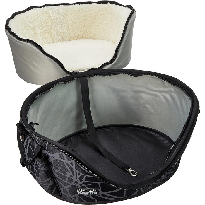 Karlie Shopper de Luxe: стильна сумка-шопер, розмір L (48x40x36 см), аксесуар для дрібниць 10x5x10 см