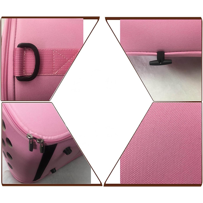 Трансформер-переноска для тварин: рожева переноска-рюкзак для вигулу, подорожей та відвідування ветеринара