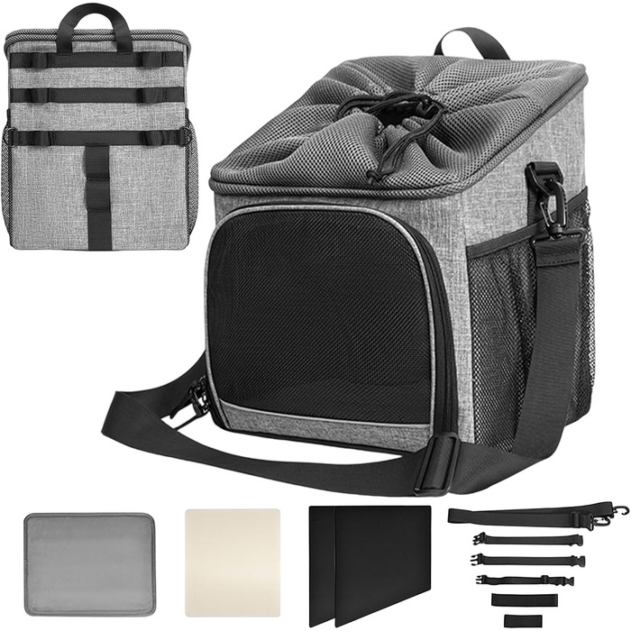 Корзина для собак на велосипед | Легка переносна сумка з аксесуарами для прогулянок, походів, кемпінгу та подорожей