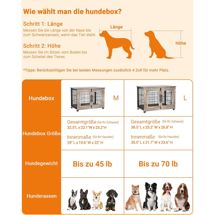 Кіяпка: Будка для собак у дім з подушкою, 98x64x68 см (Сірий, M)