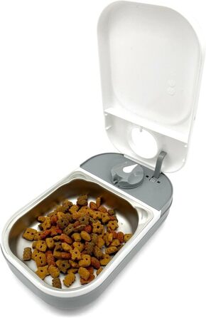 Автоматична годівниця Closer Pets C100 для котів і маленьких собак з мискою з нержавіючої сталі