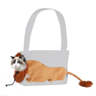 Сумка-переноска для котів та кошенят, весела переноска з шнурком, дихаюча сумка через плече для маленьких собак та котів