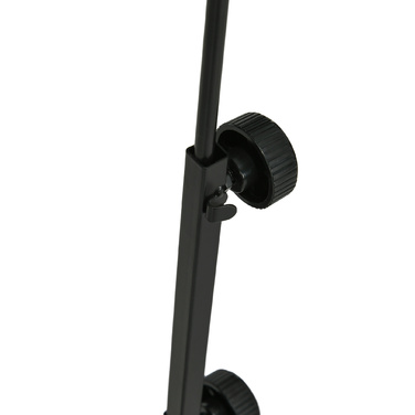 PawHut Reptile Lamp Stand Регульований тримач для теплових ламп з 4 дротяними прорізами сталевий чорний для тераріумів