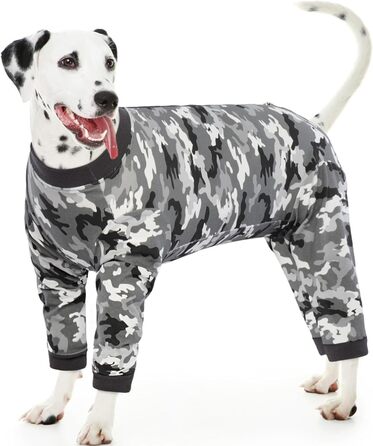 Комбінезон для собак після операції Kuoser, після кастрації/стерилізації, камуфляжний, для великих собак, з довгими рукавами, альтернатива нашийнику, розміри L/XL