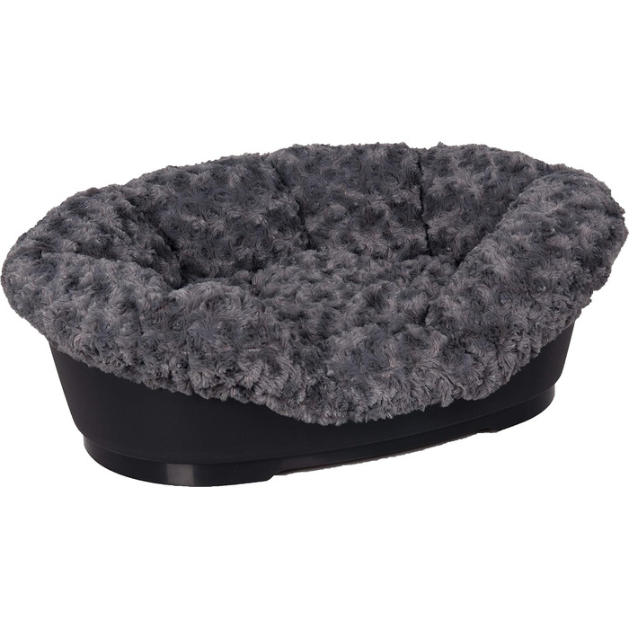 Лежак для тварин Karlie Bezug Cuddly, сірий, для будки Domus 80 см, 92x61x26 см