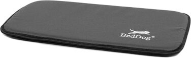 Килимок для собак BedDog® CORA - зручне ліжко з Cordura, міцний лежак для тварин, великий розмір M (60x40 см), чорний, SALAMANCA (антрацит)