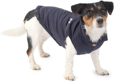 Куртка для собак House of Paws, флісова підкладка, розмір M, темно-синя
