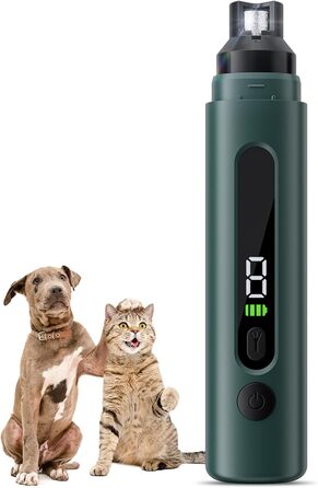 Точилка для кігтів собак NEUTYPECHIC з LED-підсвіткою та LCD-дисплеєм, 5 режимів, для великих, середніх та маленьких собак