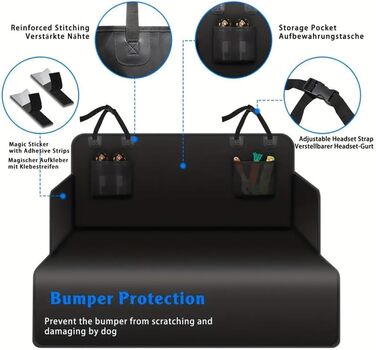 Захист для багажника автомобіля Ford Tourneo Courier 2024-2025: килимок для собак, водовідштовхуючий, стійкий до подряпин