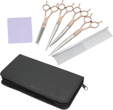 Набір для догляду за собаками: гребінець, тример, ножиці для собак, котів, кроликів, хом'яків. 17,8 см