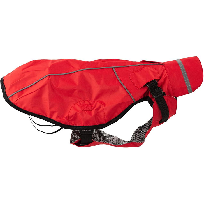 Дощовик для собак JEGGO Dry Dog, червоний, 36 см: водонепроникний, вітронепроникний, з внутрішнім підкладкою