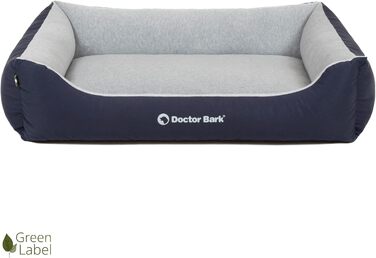Ліжко для собак Doctor Bark Kleine Hunde - зручне та м'яке, з можливістю прання, міцне, зелений колір (XL, 110x85 см)