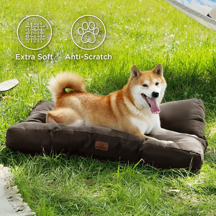 Килимок для собак BEDSURE великих порід, 120x90 см, водонепроникний, кулер, для дому та вулиці, 10 см