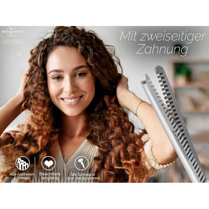 Професійна фризурська ножиці для стрижки та витончення волосся з нержавіючої сталі, 6 дюймів (17.78 см), блакитний колір