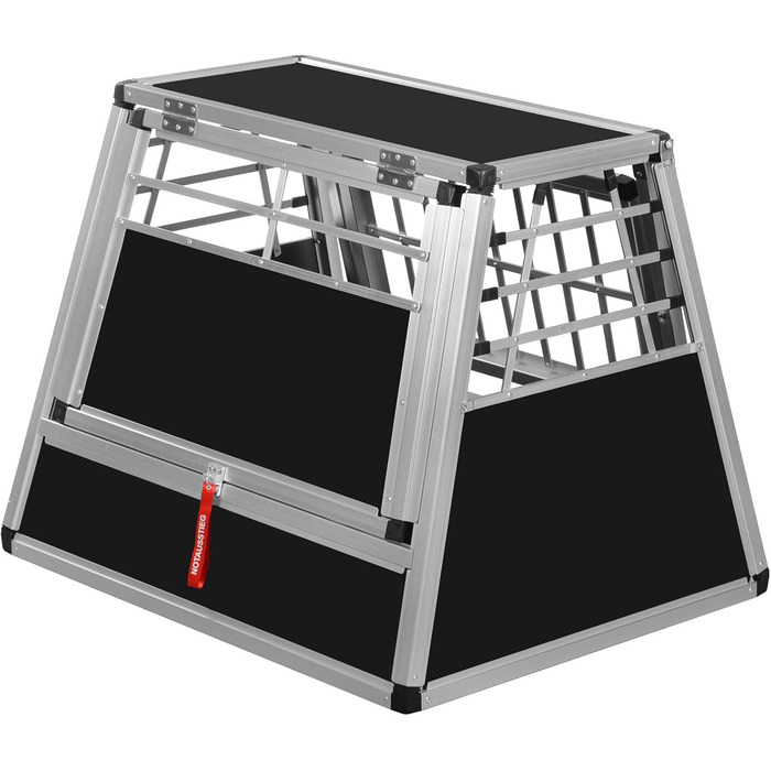 Транспортний бокс Transportbox N36 для собак, алюміній, 70x86x68 см, з аварійним виходом