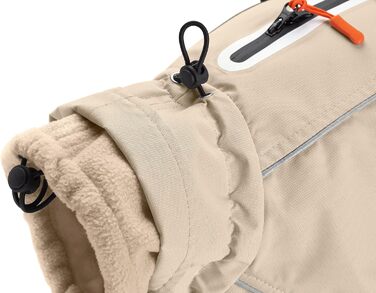 Теплий водонепроникний теплий накидка для собак HUNTER NORDBY, колір кремовий, розмір 55x55