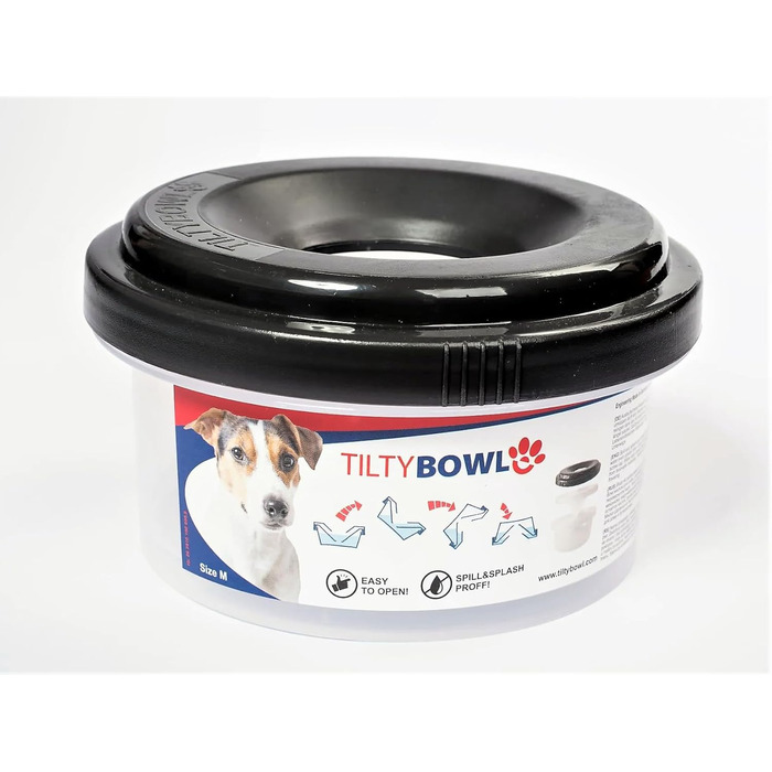 Миска для собак Tilty Bowl, розмір M, колір антрацит-сірий