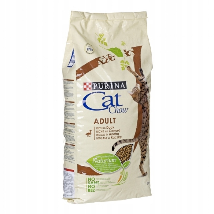Корм для дорослих котів Purina Cat Chow з качкою, 15 кг
