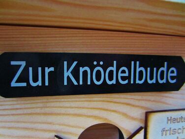 Дерев'яний годівничка для птахів Knödelbude, будиночок для годівлі синиць та інших птахів, підходить для м'ясних кульок, преміум-якість