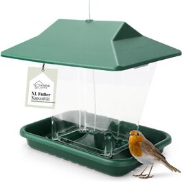 Годівниця для птахів Wildlife Home XL - велика, для підвішування, стійка до погодних умов, годівниця-пагода для саду та балкону