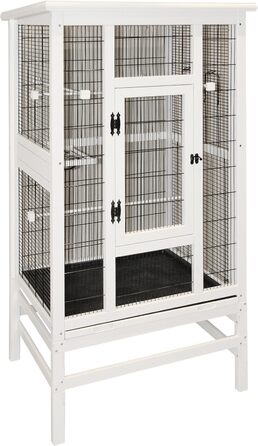 Вольєр для птахів Kerbl з дерева 82,5x67x152 см