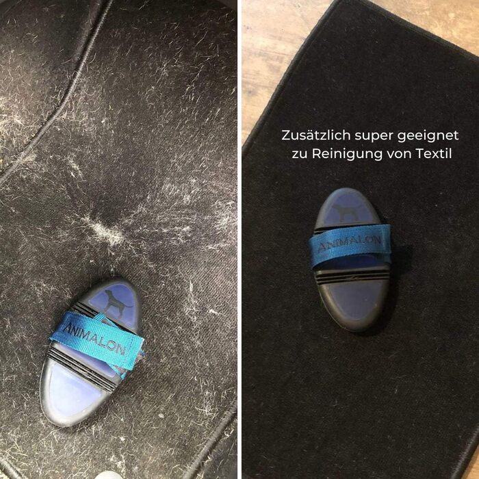 Штрикер Animalon Kurzhaar для собак: допомога при линянні, штрикер для короткошерстих собак, інноваційна щітка для дбайливого догляду за шерстю (маленький, блакитний)