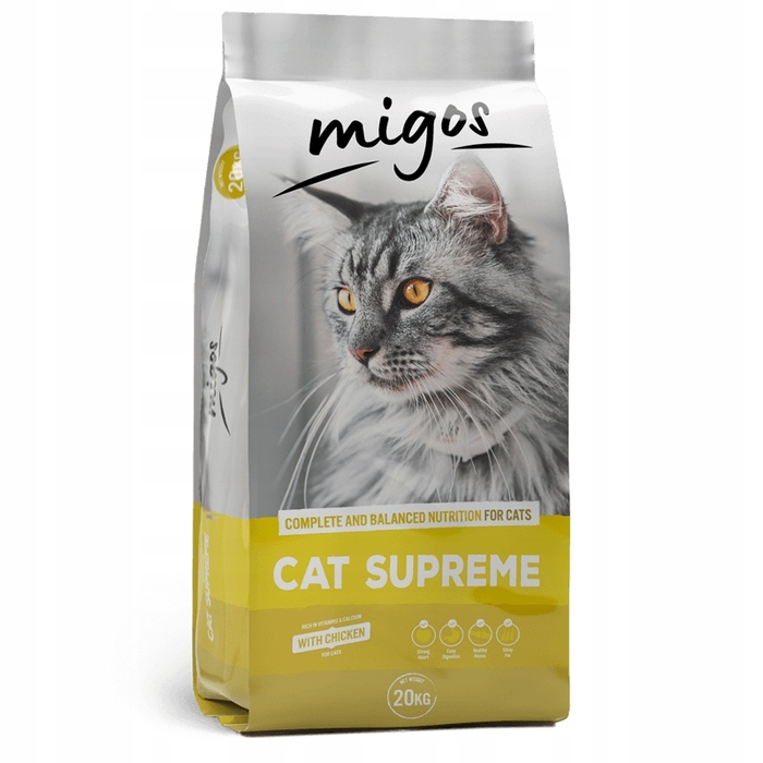 Сухий корм для дорослих котів Migos Cat Supreme, 20 кг