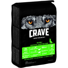 Беззерновий сухий корм для дорослих собак CRAVE з ягнятиною та яловичиною, преміум-клас, високий вміст протеїну, 11.5 кг