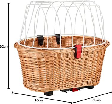 Велосумка KLICKfix Doggy Basket, чорна, M, Racktime