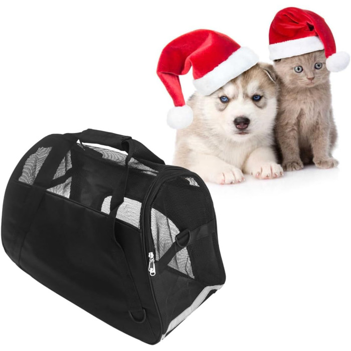 Транспортна сумка для тварин BESTonZON: дихаюча, для собак та котів, для подорожей та вигулів