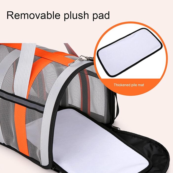 Складана переноска для тварин, рюкзак для вигулу собак та котів, переноска для подорожей з вентиляцією, рюкзак для вигулу цуценят та котів