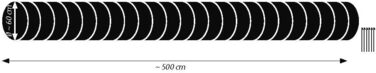 Набір для аджиліті для собак Dobar® 50807 - 12 елементів. Slalom-стійки, тунель XL, висота 110 см. Синій/Жовтий. Тренування спритності та швидкості.