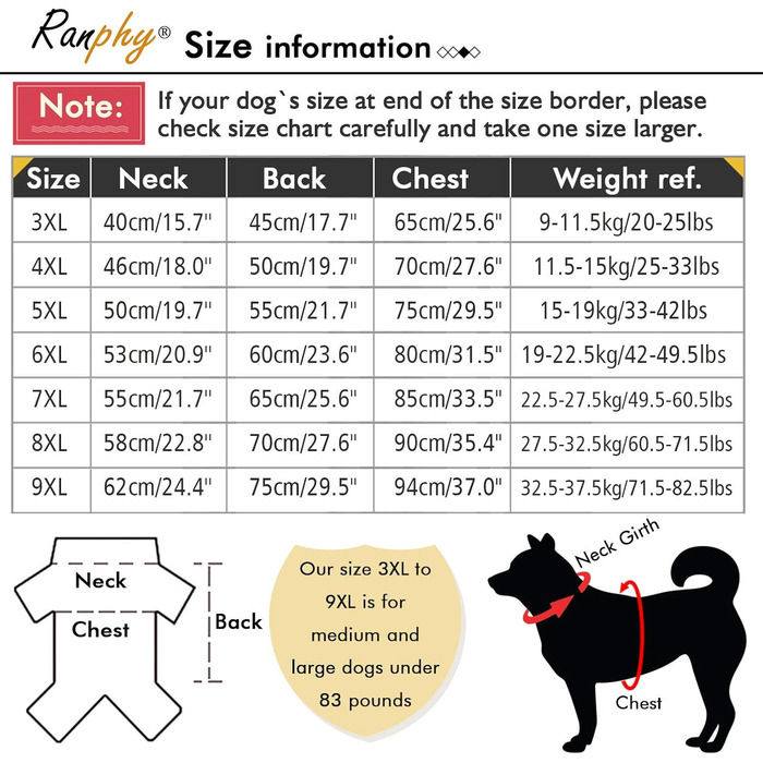 Водонепроникний дощовик для собак Ranphy середнього та великого розміру, з відбиваючими елементами, дихаючий, з захистом живота, для такс та лабрадорів, ультралегкий, безпечний, зелений, 6XL (обхват грудей: 80 см), зелено-чорний